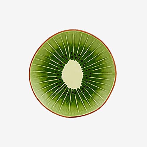 BORDALLO PINHERIO Tropical Fruits Yeşil Seramik Kahvaltı Tabağı 21 Cm