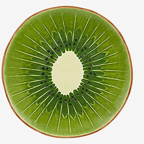 BORDALLO PINHERIO Tropical Fruits Yeşil Seramik Servis Tabağı 33 Cm