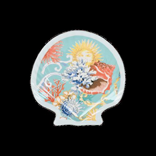 Baci Milano St. Tropez Turkuaz Melamin Servis Tabağı 14 Cm