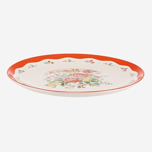 CATH KIDSTON Feels Like Home Kırmızı Stoneware Yemek Tabağı 27 Cm