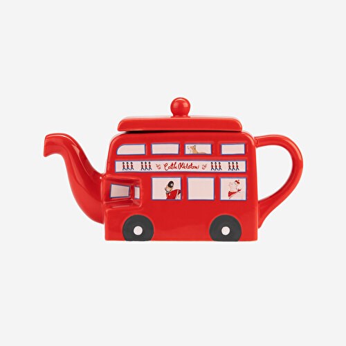 CATH KIDSTON London Kırmızı Stoneware Otobüs Formlu Demlik 1000 Ml
