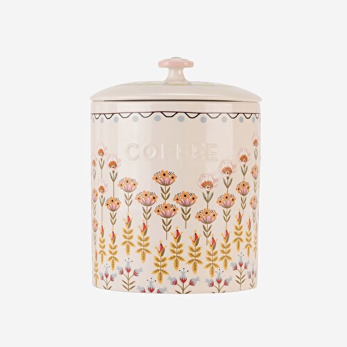 CATH KIDSTON Painted Turuncu Stoneware Kahve Saklama Kabı 11X15 Cm