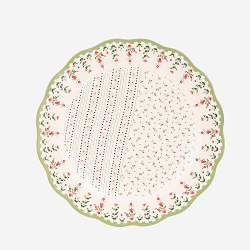 CATH KIDSTON Spring Birds Yeşil Stoneware Yemek Tabağı 26,5 Cm