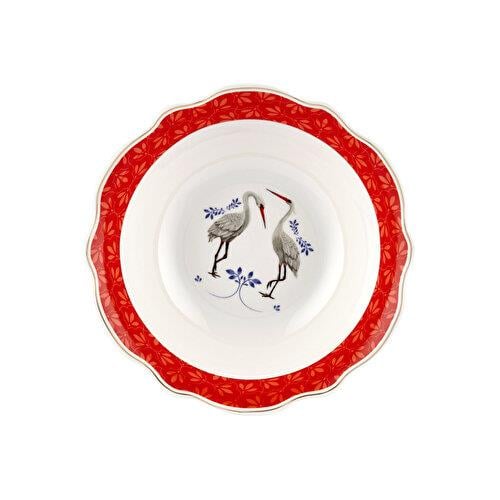 Chiara Alessi Allure Kırmızı Porselen Kase 14 Cm