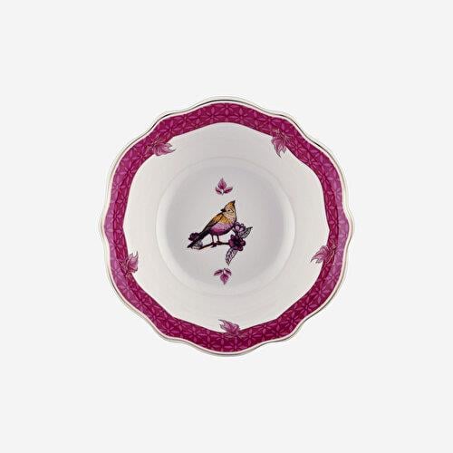 Chiara Alessi Allure Pembe Porselen Kase 14 Cm