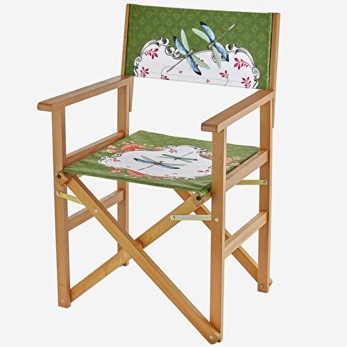 Chiara Alessi Allure Yeşil Ahşap Sandalye 87X54x48 Cm