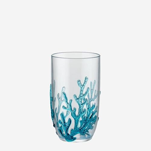 Chiara Alessi Coral Mavi Akrilik Su Bardağı 600 Ml