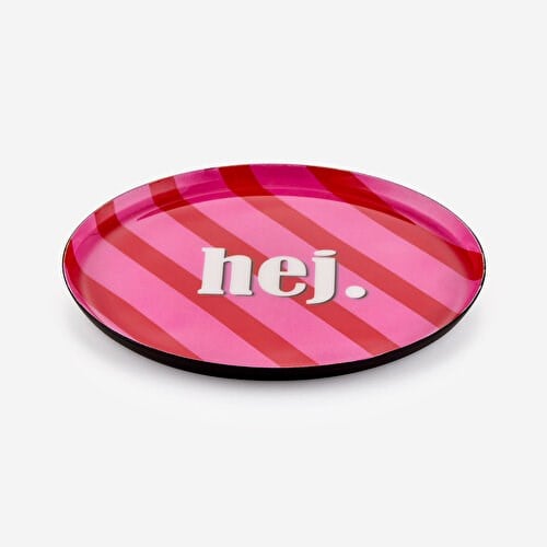 Gift Company Pembe Demir Hej Tepsi 12,7X1x12,7 Cm