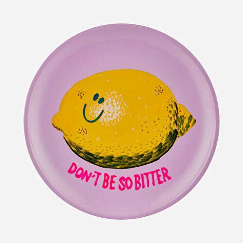 Gift Company Sarı Mango Ağacı Dont Be So Bitter Dekoratif Tabak 15X2x15 Cm