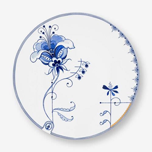 Pip Studio Blue Bird Beyaz Porselen Kahvaltı Tabağı 23 Cm