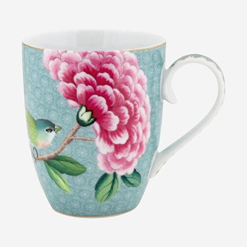 Pip Studio Blushing Birds Mavi Porselen Kupa 350 Ml