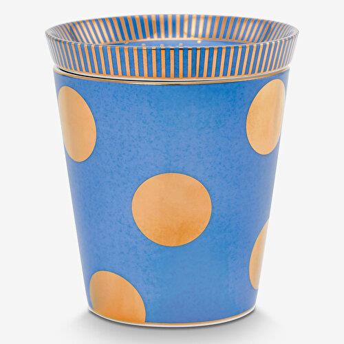 Pip Studio Dot Delight Mavi Porselen Latte Bardağı Seti 290 Ml