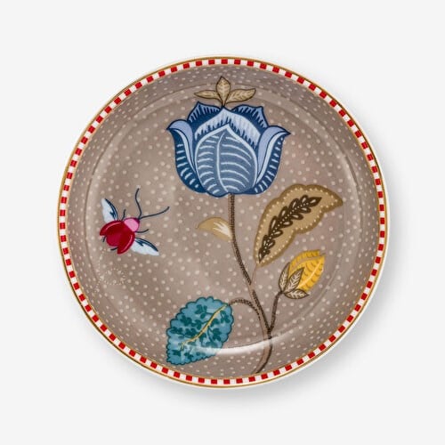 Pip Studio Fantasy Blooming Tales Haki Porselen Çay Tabağı 9 Cm