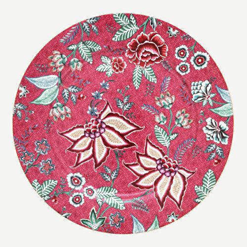 Pip Studio Flower Festival Kırmızı Porselen Supla 32 Cm