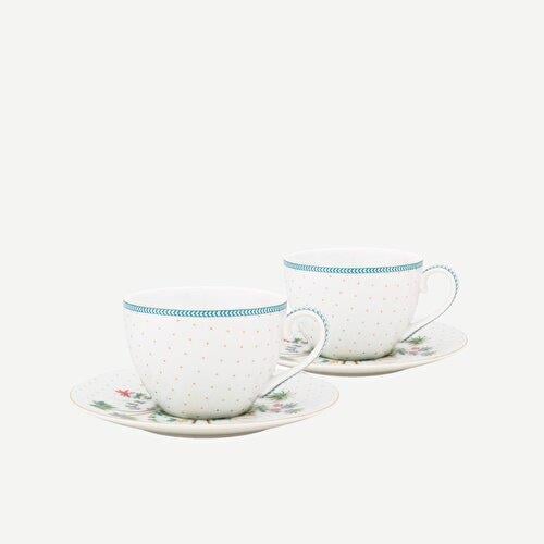 Pip Studio Jolie Beyaz Porselen Çay Fincan Seti 280 Ml