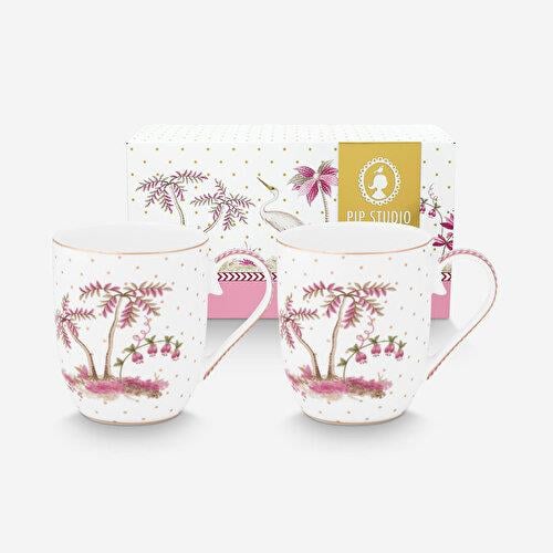 Pip Studio Jolie Beyaz Porselen Kupa Seti 145 Ml