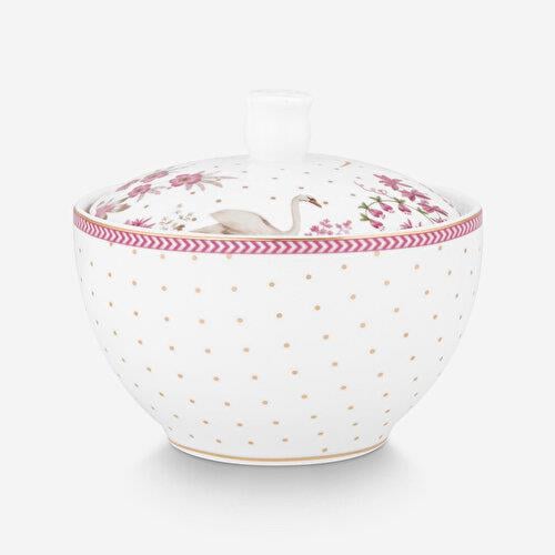 Pip Studio Jolie Beyaz Porselen Şekerlik 300 Ml