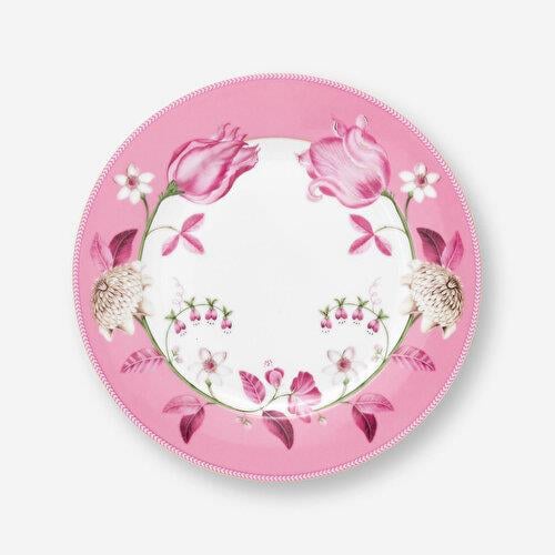 Pip Studio Jolie Pembe Porselen Kahvaltı Tabağı 23 Cm