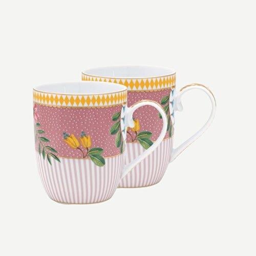 Pip Studio La Majorelle Pembe Porselen Kupa Seti 145 Ml