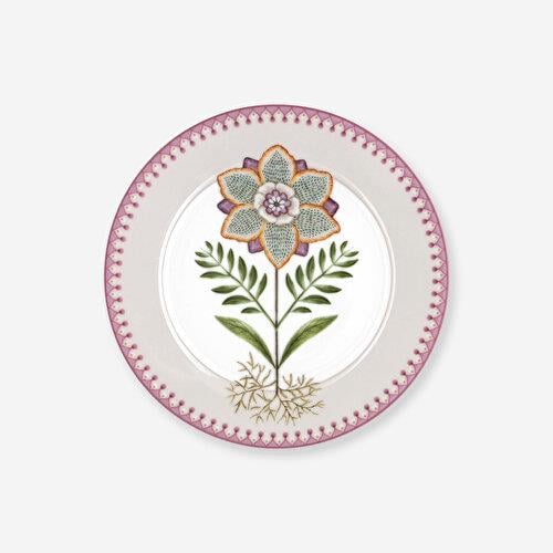 Pip Studio Lily & Lotus Beyaz Porselen Kahvaltı Tabağı 21 Cm
