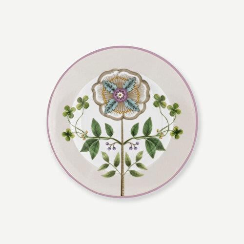 Pip Studio Lily & Lotus Beyaz Porselen Petit Four Tabağı 12 Cm