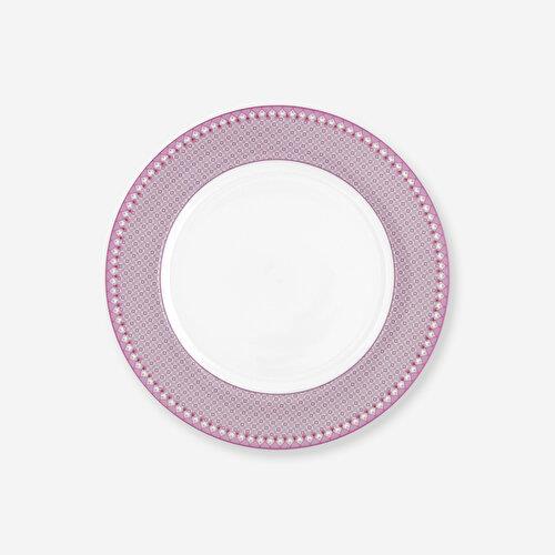 Pip Studio Lily & Lotus Mor Porselen Yemek Tabağı 26,5 Cm