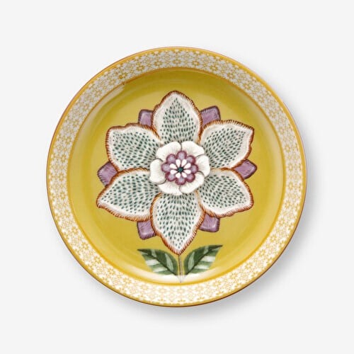 Pip Studio Lily & Lotus Sarı Porselen Çay Tabağı 9 Cm
