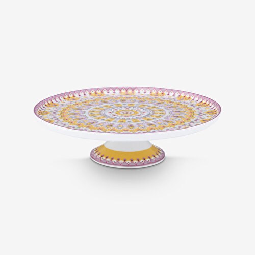Pip Studio Lily & Lotus Sarı Porselen Kek Standı 21 Cm