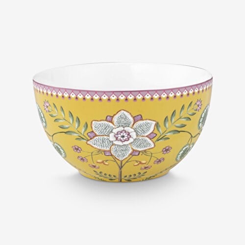 Pip Studio Lily & Lotus Sarı Porselen Servis Kasesi 18 Cm