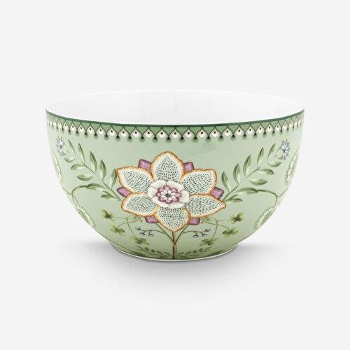 Pip Studio Lily & Lotus Yeşil Porselen Kase 18 Cm