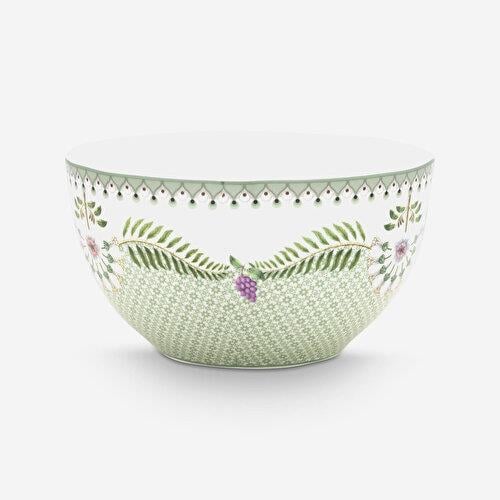 Pip Studio Lily & Lotus Yeşil Porselen Kase 15 Cm