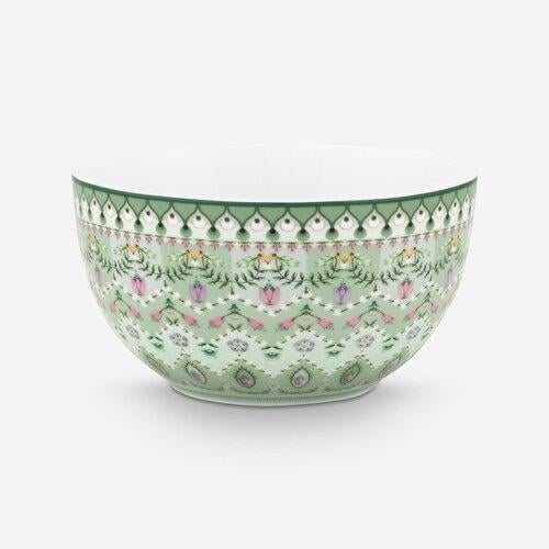 Pip Studio Lily & Lotus Yeşil Porselen Kase 12 Cm