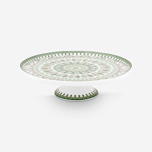 Pip Studio Lily & Lotus Yeşil Porselen Kek Standı 21 Cm