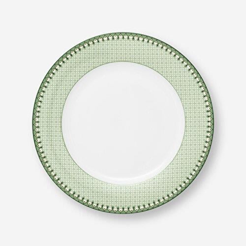 Pip Studio Lily & Lotus Yeşil Porselen Yemek Tabağı 26,5 Cm