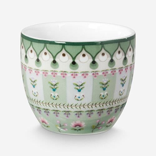 Pip Studio Lily & Lotus Yeşil Porselen Yumurtalık