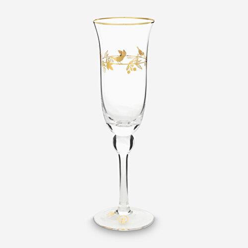 Pip Studio Love Birds Şeffaf Cam Şampanya Kadehi 220 Ml