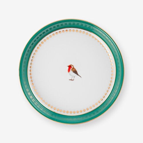 Pip Studio Love Birds Yeşil Porselen Çay Tabağı 9 Cm