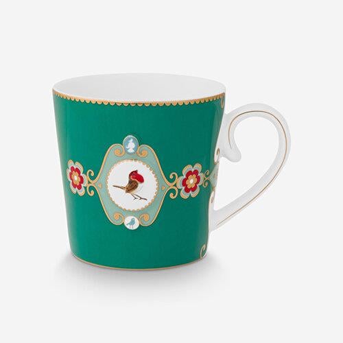 Pip Studio Love Birds Yeşil Porselen Kupa 250 Ml