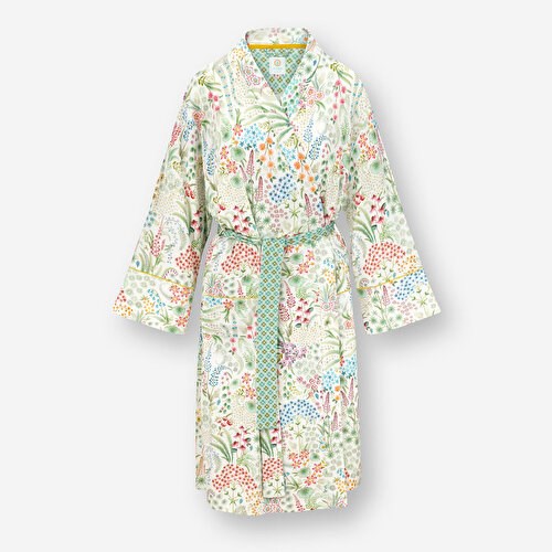 Pip Studio Naomi Beyaz Viscose Kimono