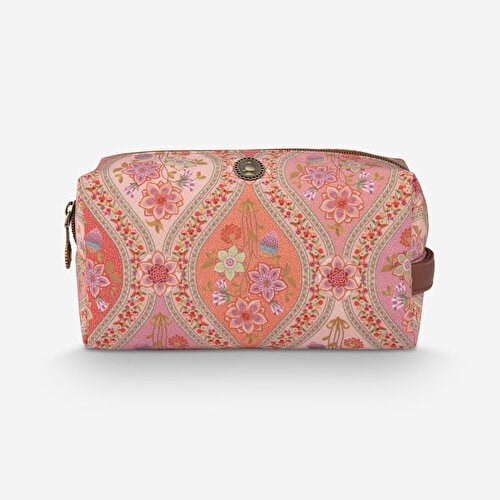 Pip Studio Ornamento Turuncu Polyester Makyaj Çantası 21,5X10x10,5 Cm