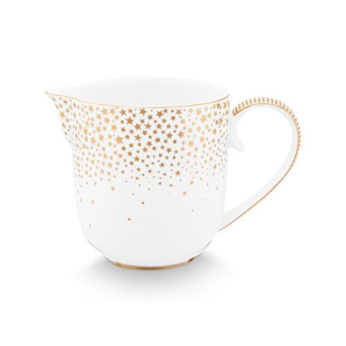 Pip Studio Royal Gold White Beyaz Porselen Sütlük 260 Ml