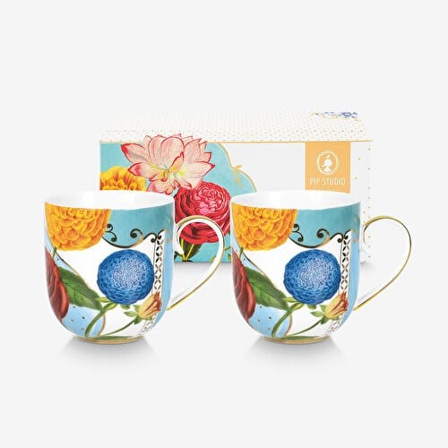 Pip Studio Royal Mavi Porselen Kupa Seti 200 Ml