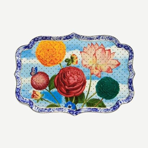 Pip Studio Royal Mavi Porselen Tepsi 26 Cm