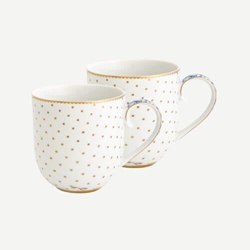 Pip Studio Royal White Beyaz Porselen Kupa Seti 200 Ml