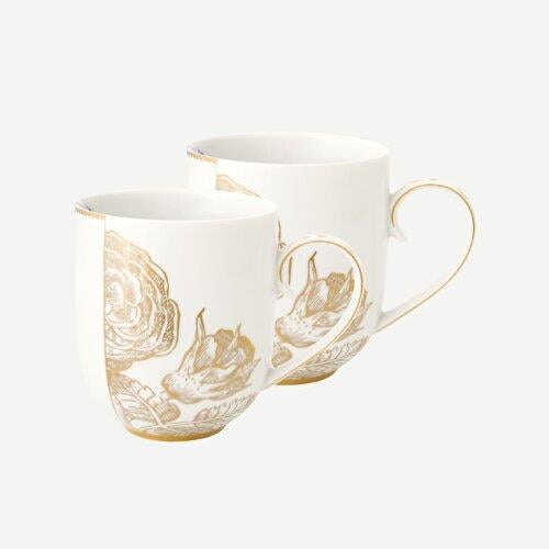 Pip Studio Royal White Mavi Beyaz Porselen Kupa Seti 325 Ml