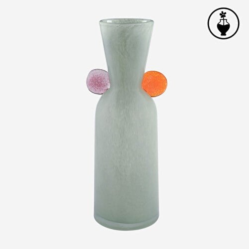 ROSE & TULIPANI MILANO Pastello Yeşil Cam Vazo 15,5X13x39 Cm