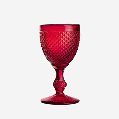 VISTA ALEGRE Bicos Kırmızı Cam Kadeh Seti 280 Ml
