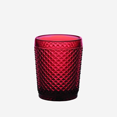 VISTA ALEGRE Bicos Kırmızı Cam Su Bardağı Seti 280 Ml