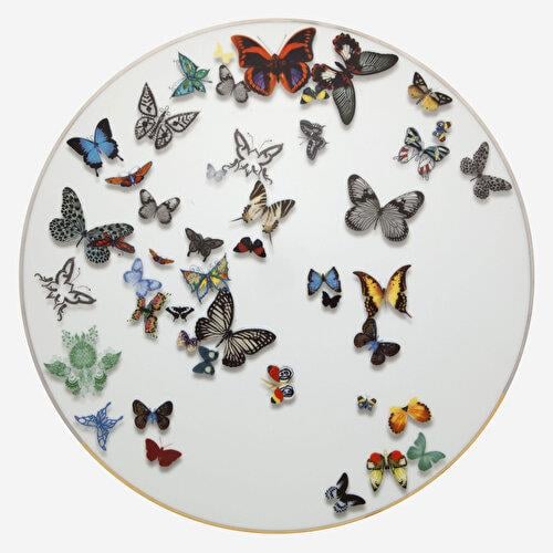 VISTA ALEGRE Butterfly Parade Beyaz Porselen Supla 34 Cm
