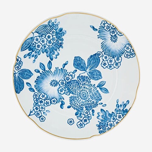 VISTA ALEGRE Coralina by Oscar de La Renta Mavi Porselen Supla 33 Cm